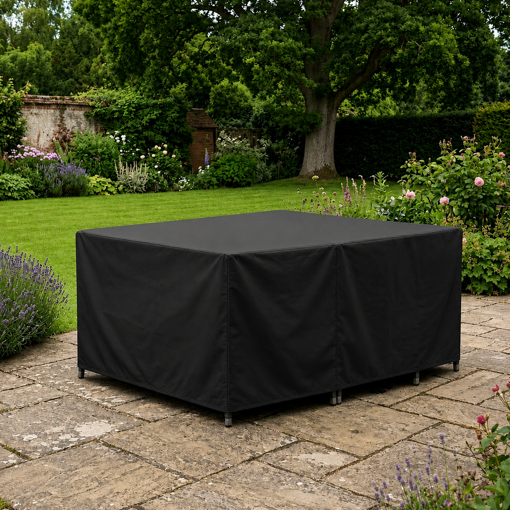 4 Seater Rectangular Table Cover – 130cm – Heavy Duty Waterproof – Outdoor Protection