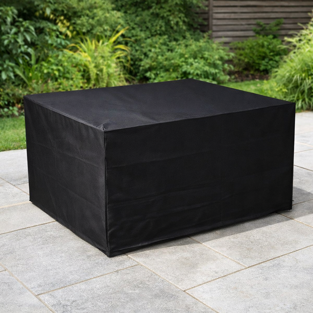 Outdoor Furniture Cover – Medium Black – Waterproof Polyester – Garden Cube Set