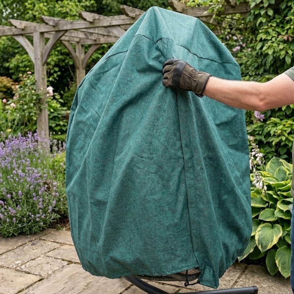 Double Hanging Chair Cover – Green – Super Tough Waterproof – Outdoor Protection
