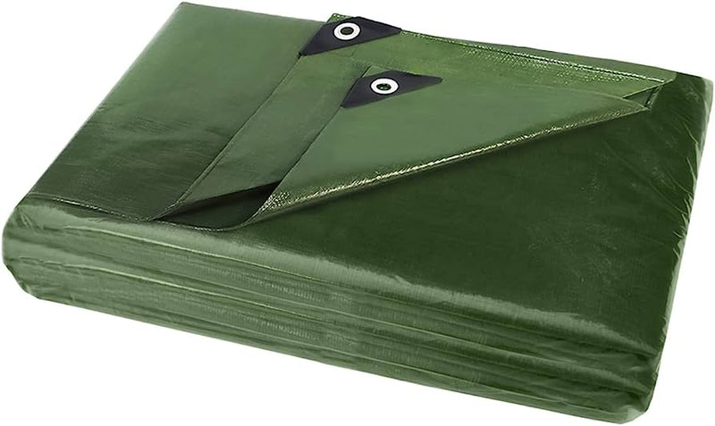 Ultimate Heavy duty Tarpaulin Waterproof Green Tarp Sheet Cover 140gsm