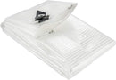 Heavy Duty Clear Tarpaulin 100gsm – Reinforced Waterproof Mono Mesh Tarp Sheet for Industrial, Construction & Outdoor Protection