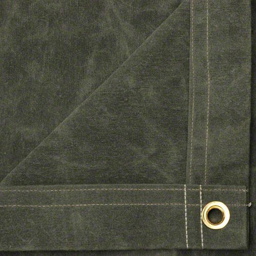 Ultra-Durable Dark Green Canvas Tarpaulin (21OZ)