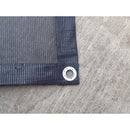 Light Slate Gray Heavy Duty Cargo Net Tarpaulin 170gsm Black Tarp Cargo Cover
