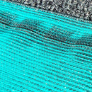 Dark Turquoise Heavy Duty Fire Retardant Debris Netting Green 70gsm - 2m x 50m
