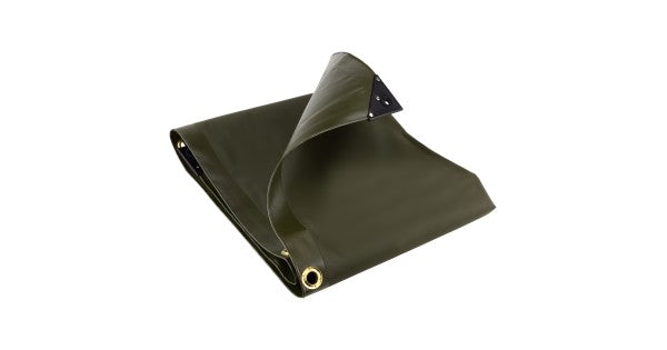 Dark Slate Gray Olive Green PVC Tarpaulins - 560GSM