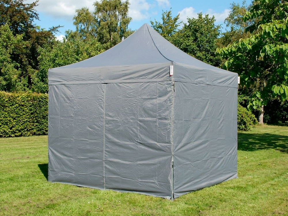 Pop up gazebo grey 3x3m with steel frame for outdoor events - product detail