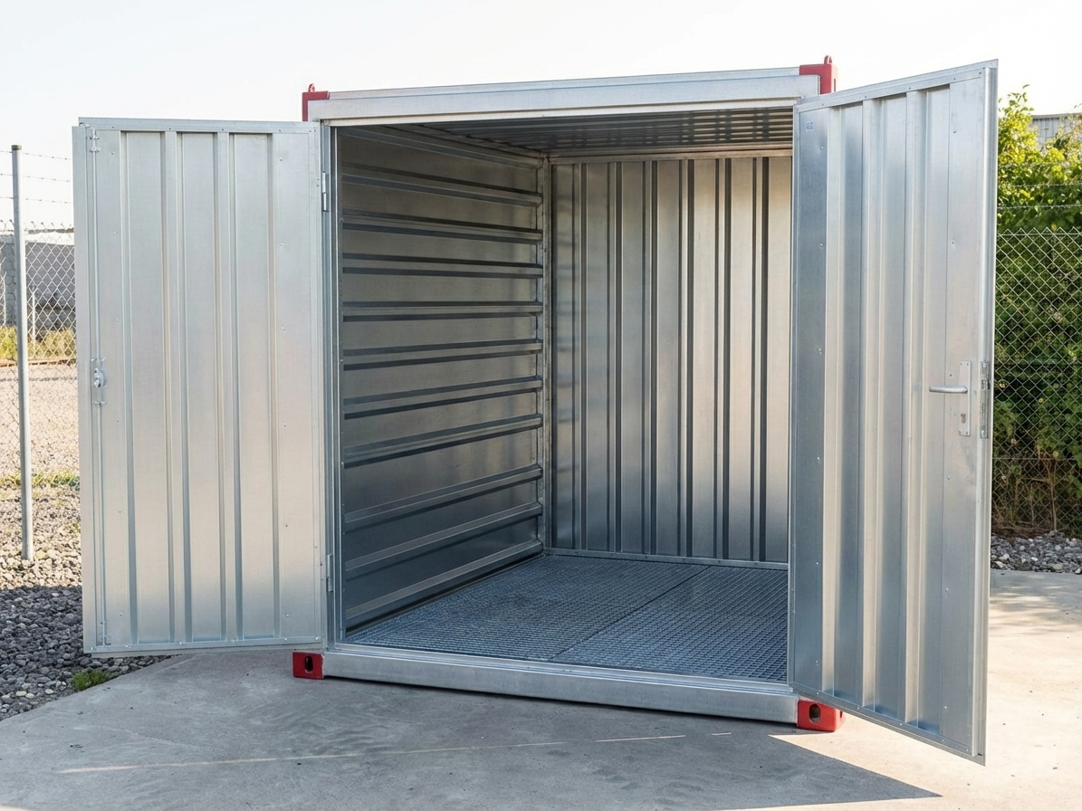 Bunded Shelf for Container ? 205 cm Steel