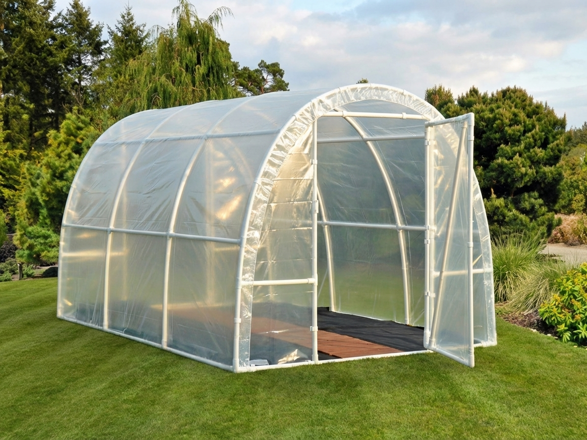 Polytunnel Greenhouse 2.2x4x1.9m ? Transparent 130 Micron