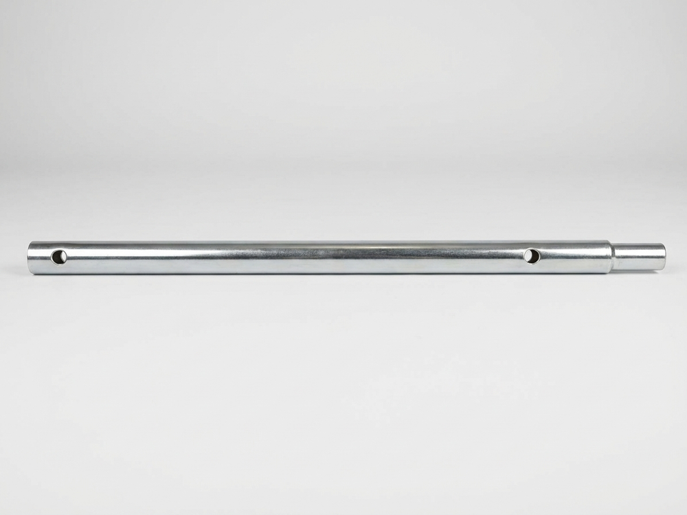 Galvanised steel back leg for industrial storage systems