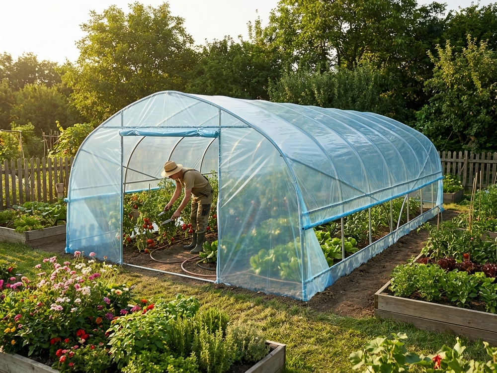 Transparent polytunnel greenhouse cover for agricultural use - product detail