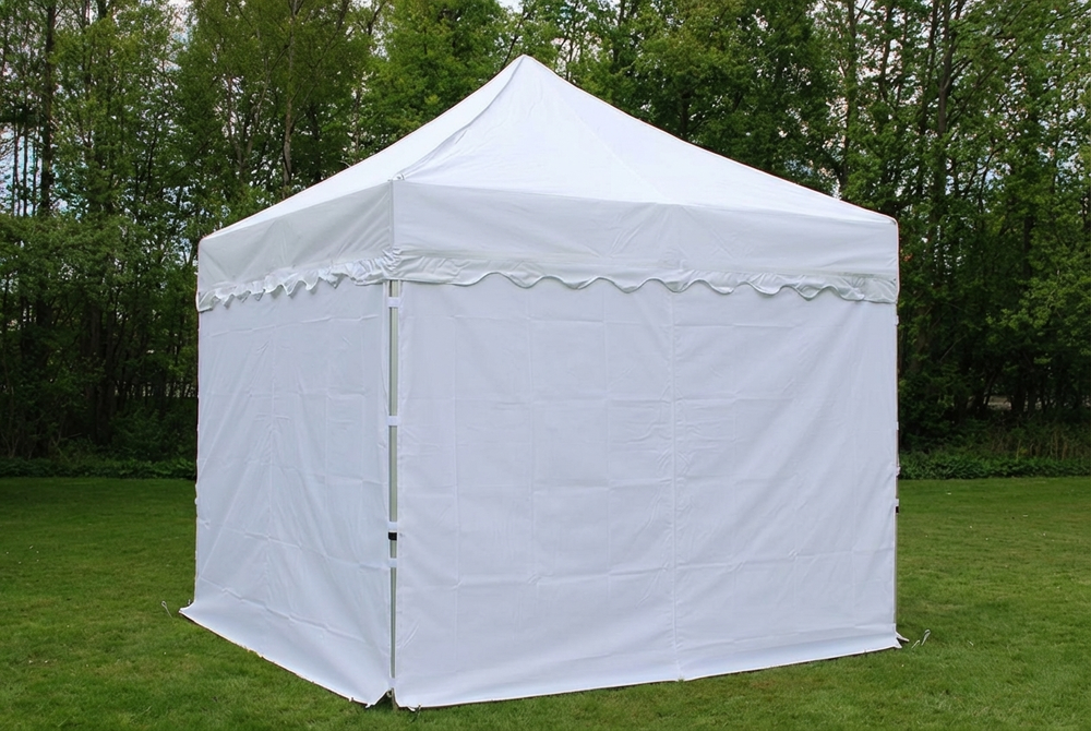 Pop Up Gazebo 3x3m White with Aluminium Frame