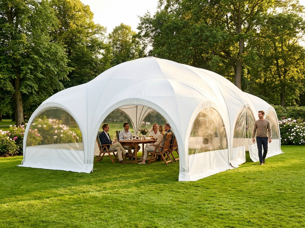 White dome marquee 6x9 m for outdoor events - view 3