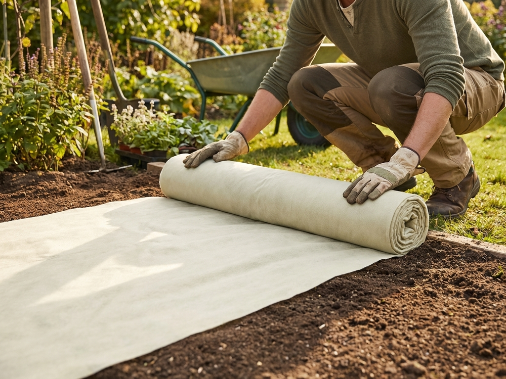 Geotextile landscape fabric for outdoor gardening - view 3