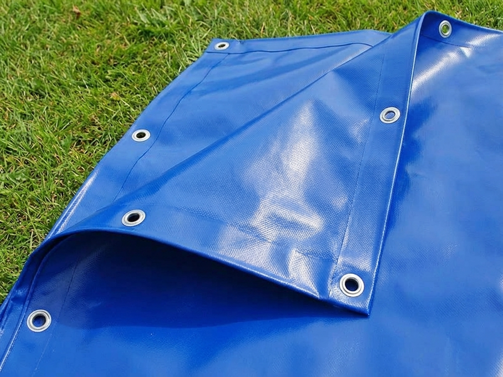 PVC Tarpaulin 4x6 m Blue for Outdoor Protection