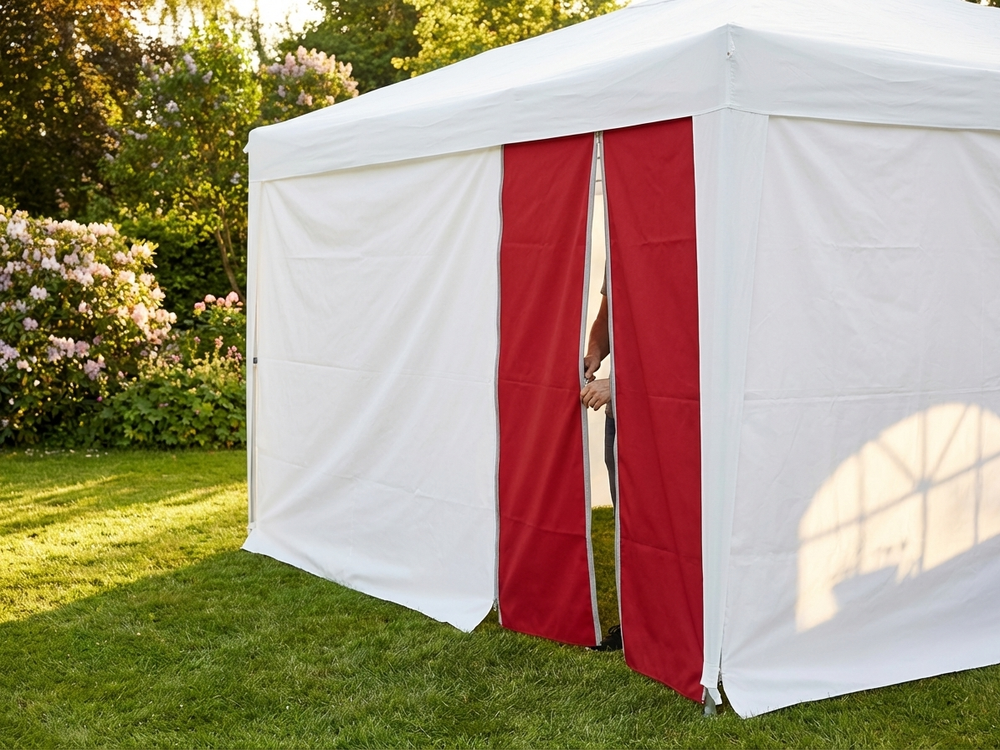 Red infill joint panels for FleXtents® PRO pop-up gazebo - view 3