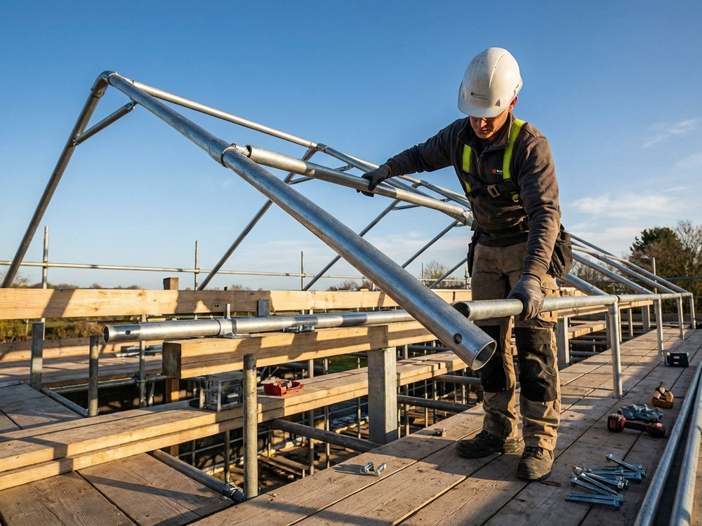 Galvanised steel tube with Ø50 mm diameter and 2.03 m length - product detail