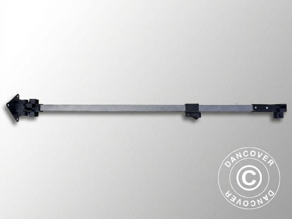 Black corner leg made of hammered painted steel for industrial use