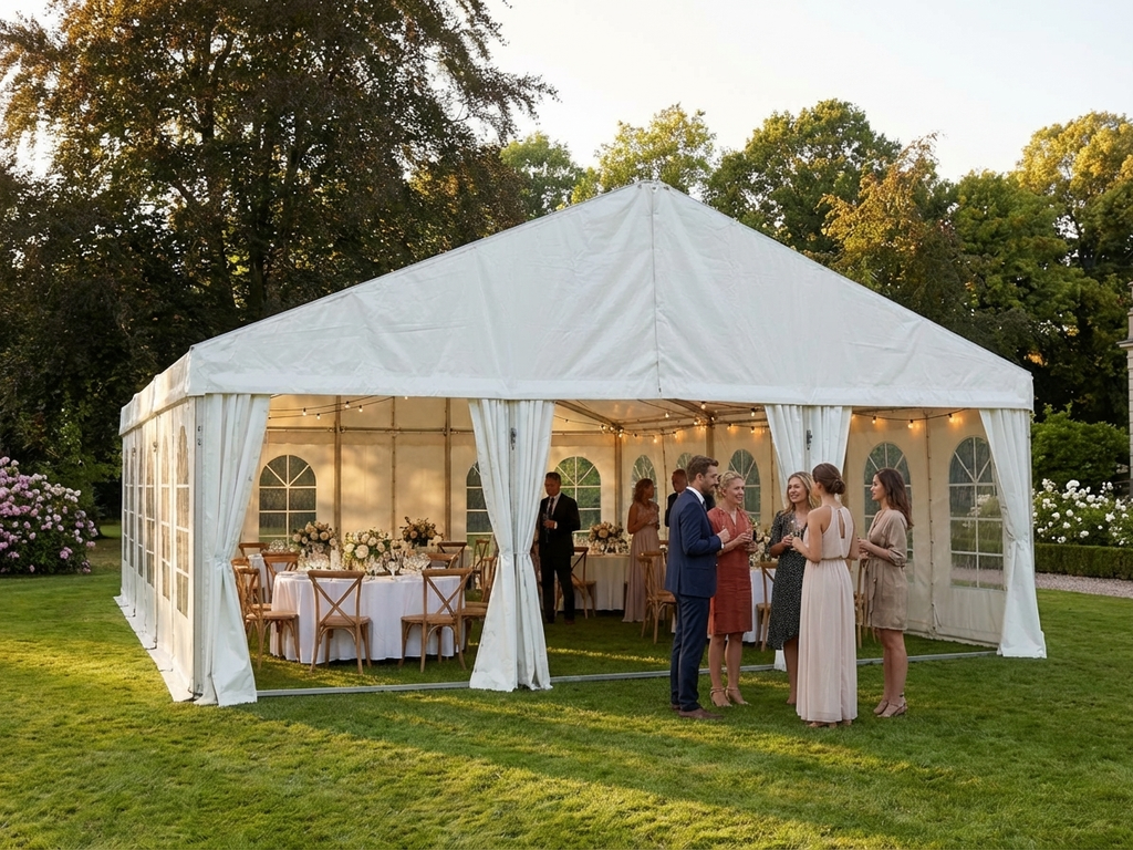 Pro Marquee Professional Marquee 9x12m PVC White