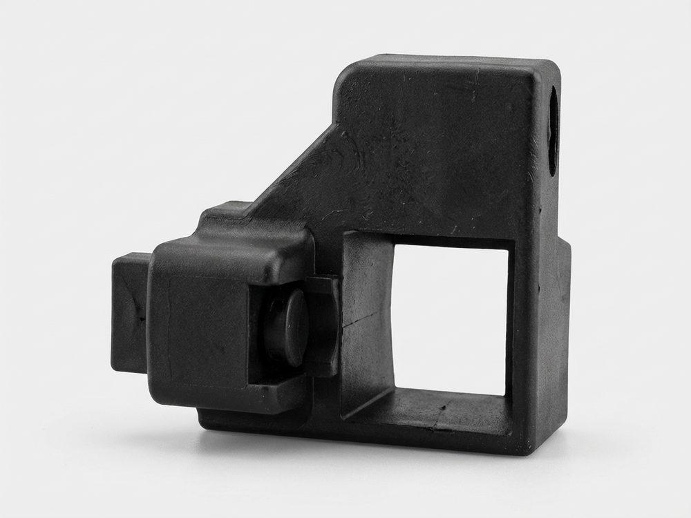 Corner Leg Fitting in Black for Indoor and Outdoor Use