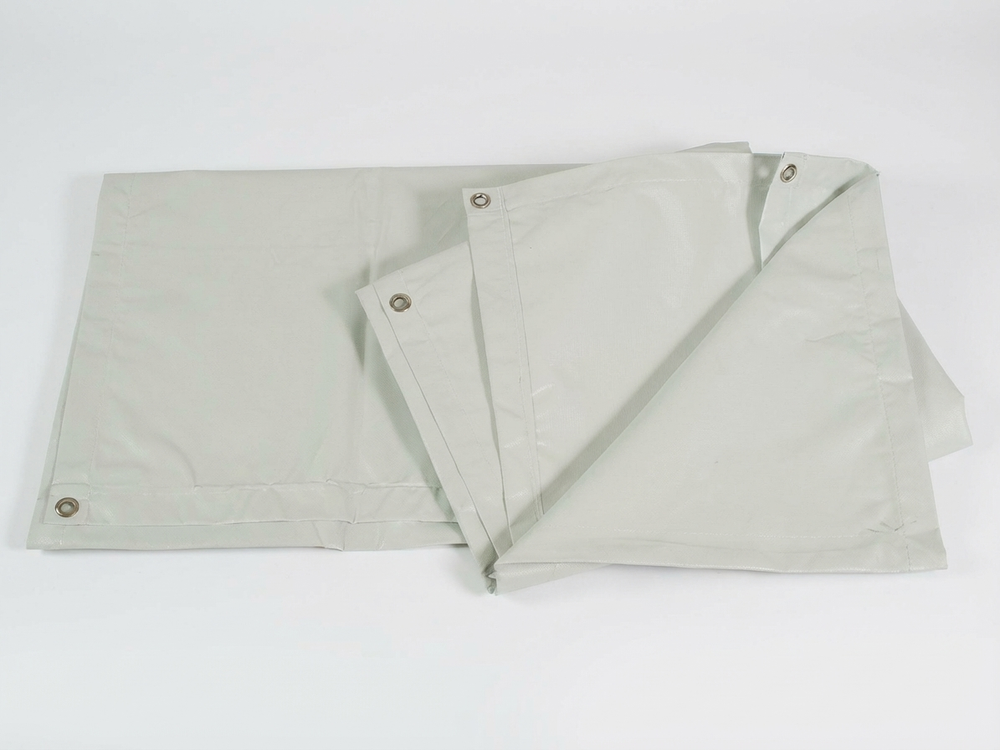 Grey PVC Tarpaulin for ground cover, 1.7x2.7m