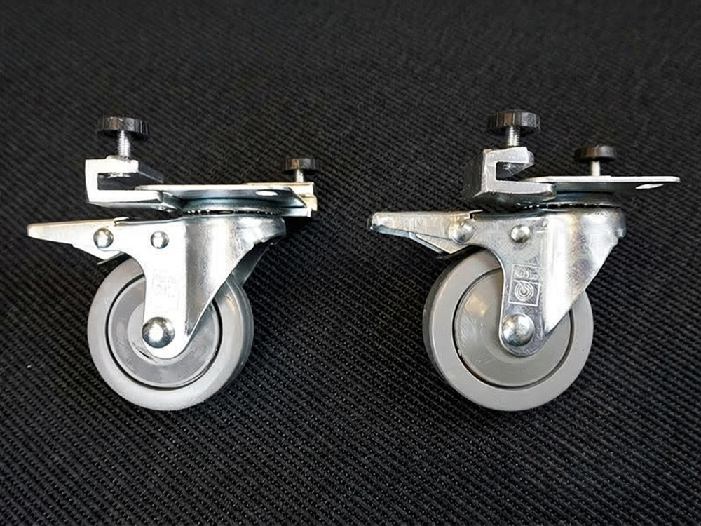 Silver gazebo frame wheels for PRO and Xtreme frames - product detail