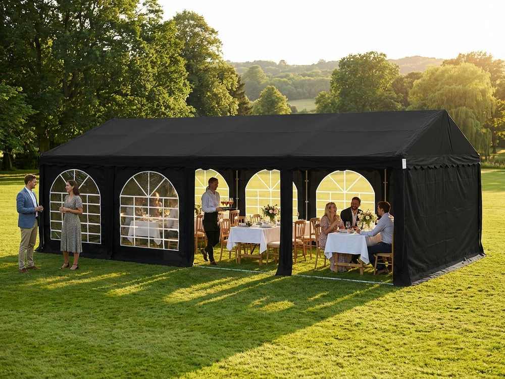 Black Marquee Tent 5x8 m for Outdoor Use - view 3