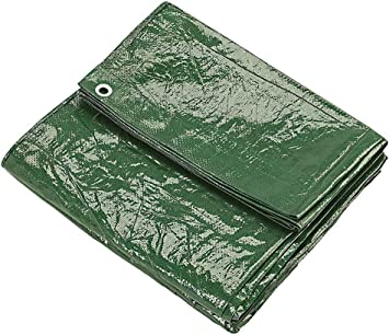 Dim Gray Standard 150gsm Ultimate Woven Tarpaulin Green