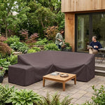 L Shaped Garden Furniture Cover 5 Seater – DuraLite, DuraWeave & DuraShield Materials